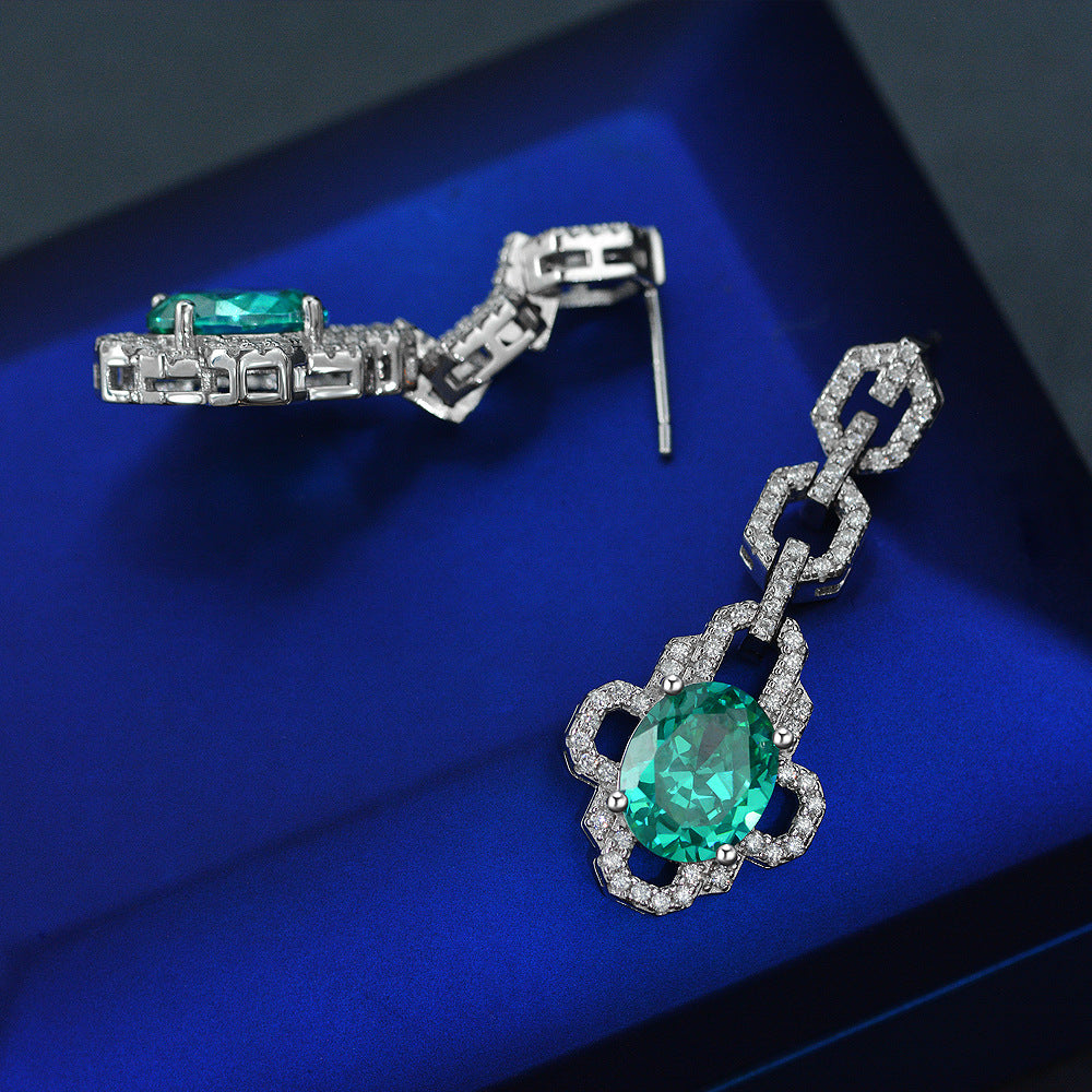 Paraiba earrings luxury high-end earrings