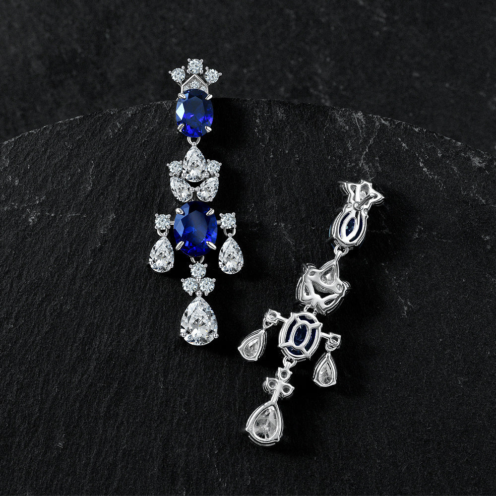 3CT sapphire stud earrings