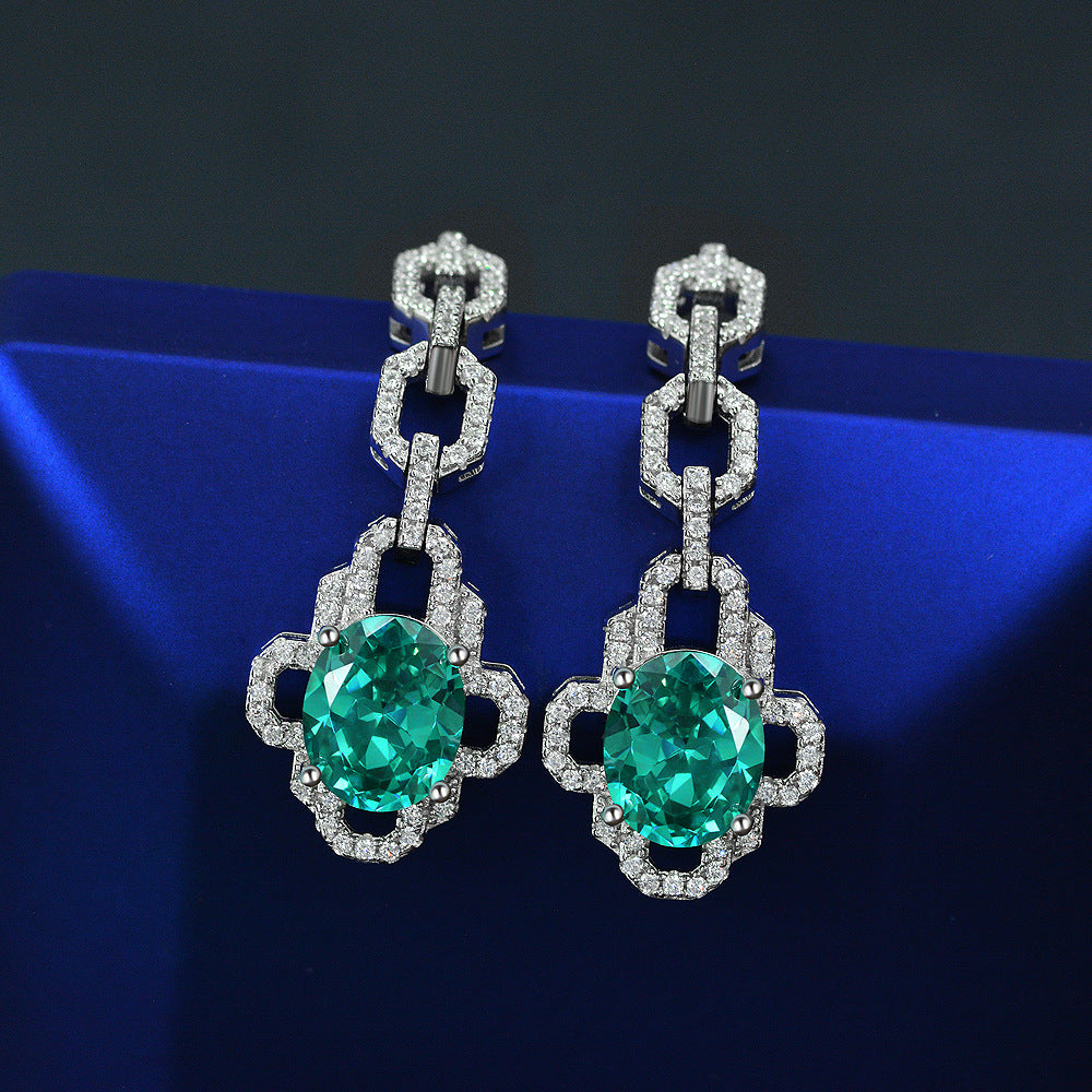 Paraiba earrings luxury high-end earrings